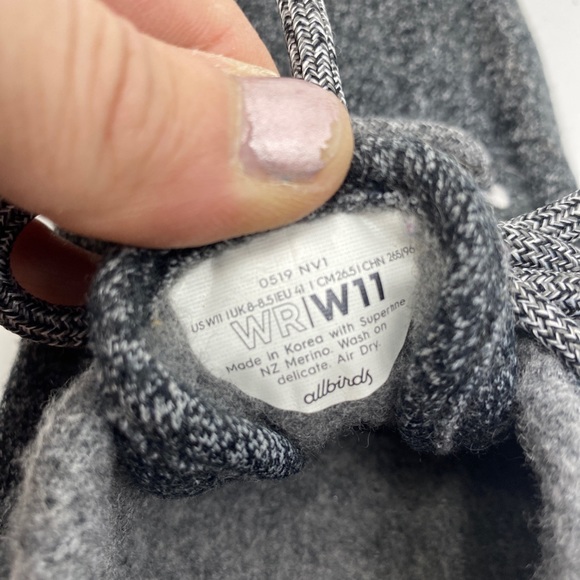 Allbirds gray wool runners sneakers - Picture 6 of 6